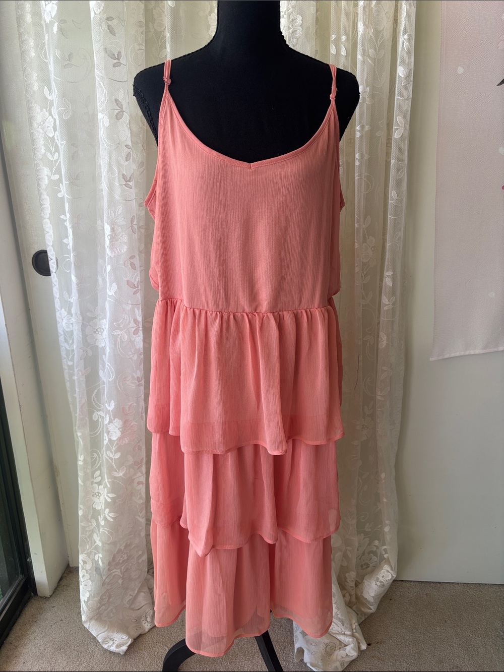 LC Lauren Conrad Coral Dress